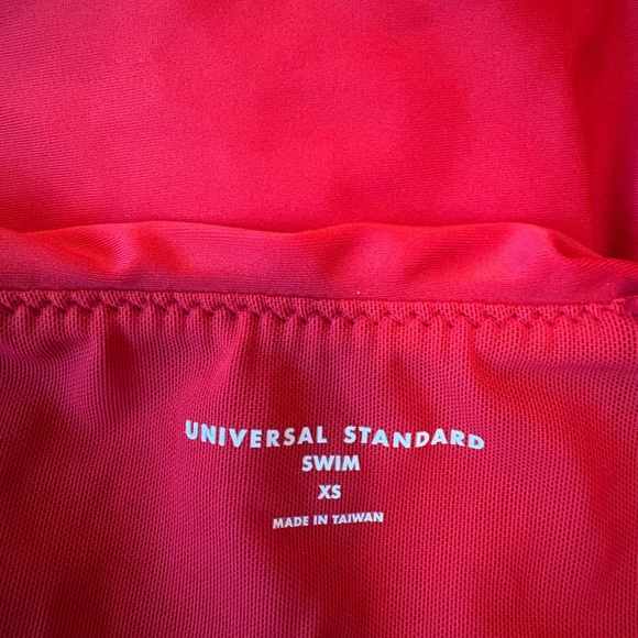 Red High-Waisted Bikini Bottom, Universal Standard - Picture 2 of 3
